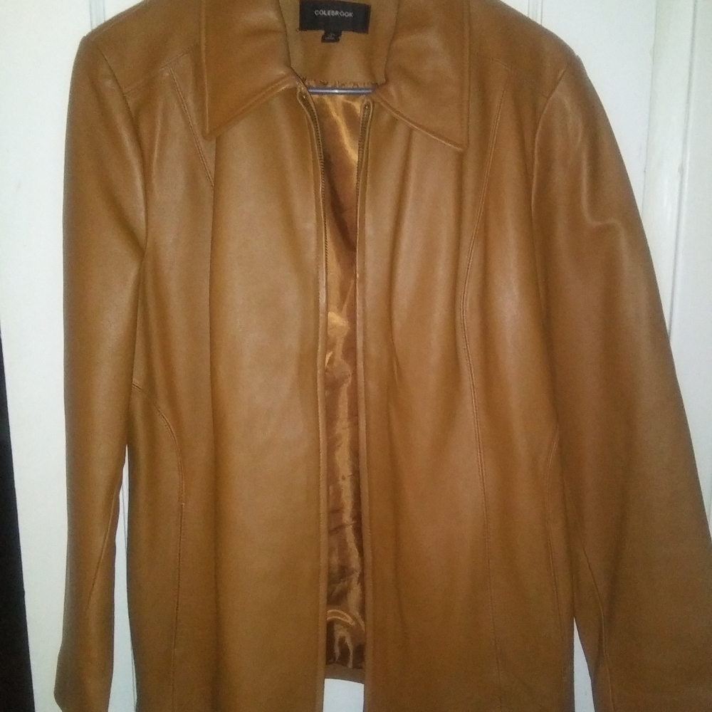 Colebrook leather jacket womens
